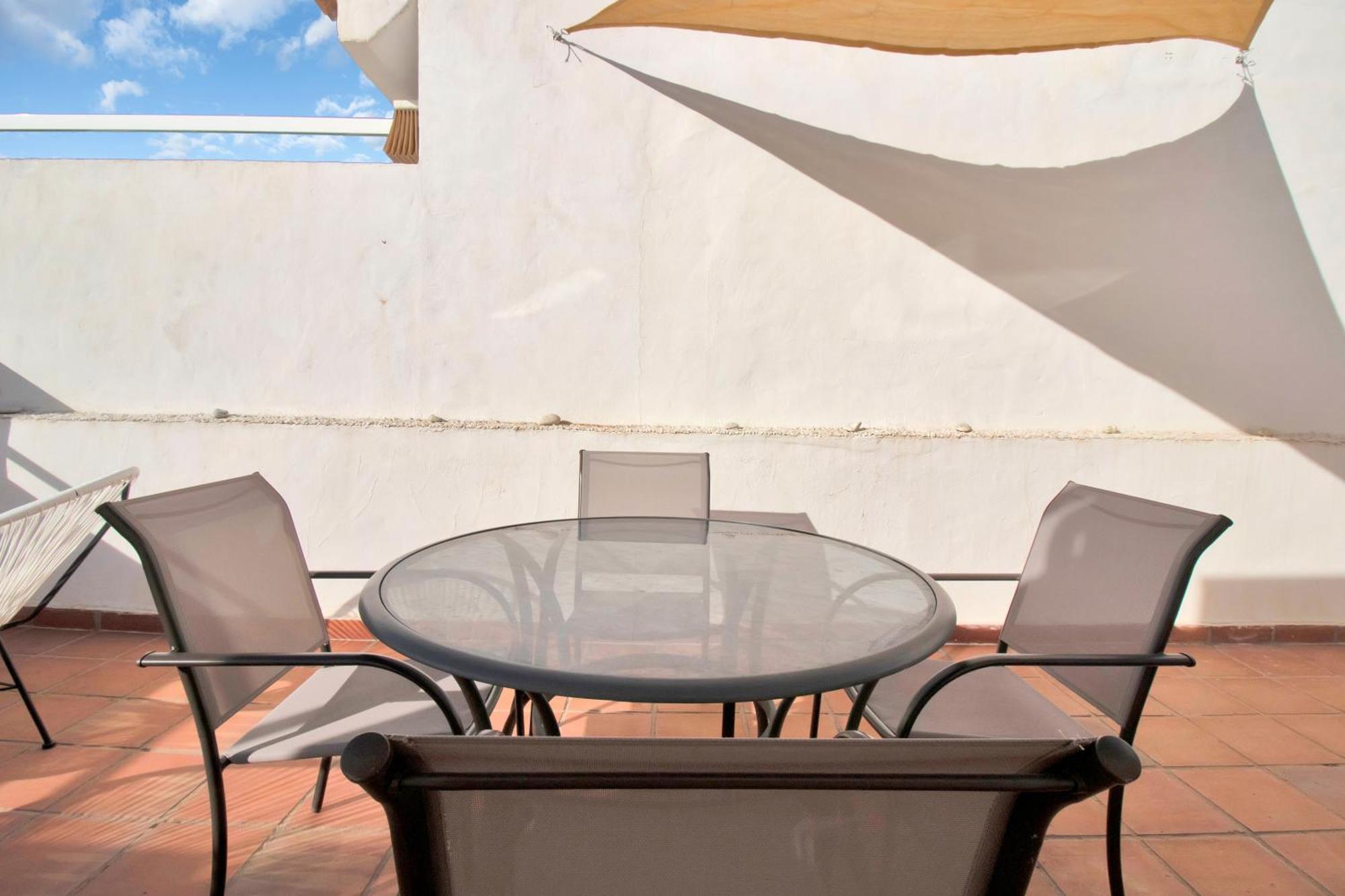 Apartament Duplex Estilo Boho Con Increible Terraza Y Vistas Al Mar En Estepona - Las Abejeras 609 Zewnętrze zdjęcie