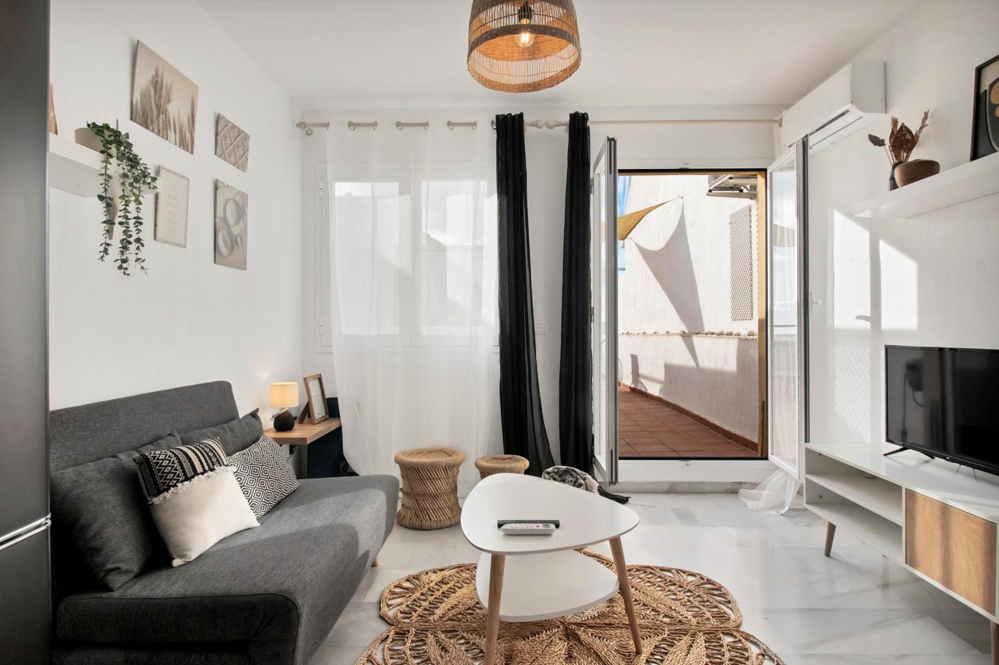 Apartament Duplex Estilo Boho Con Increible Terraza Y Vistas Al Mar En Estepona - Las Abejeras 609 Zewnętrze zdjęcie