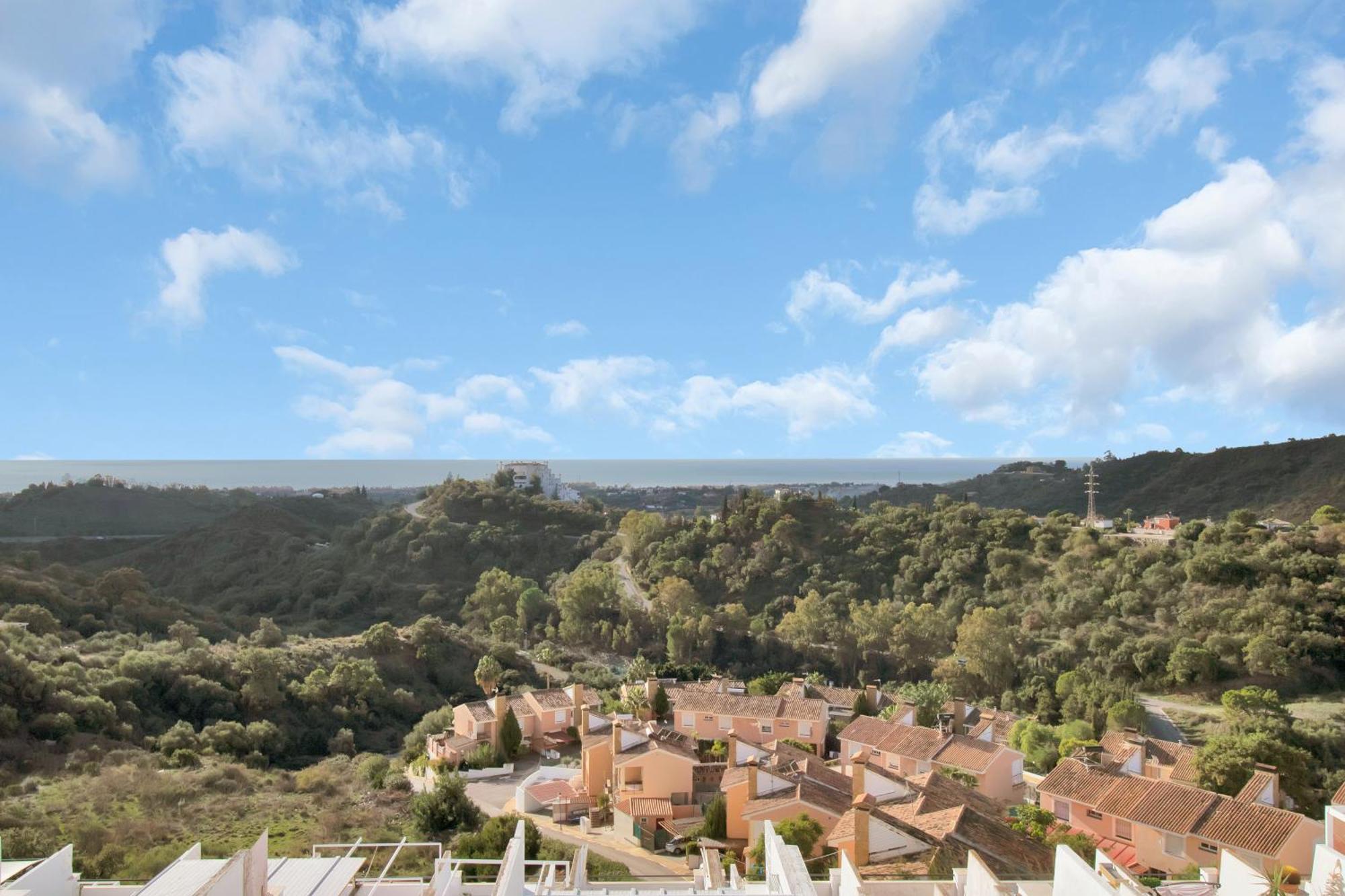 Apartament Duplex Estilo Boho Con Increible Terraza Y Vistas Al Mar En Estepona - Las Abejeras 609 Zewnętrze zdjęcie